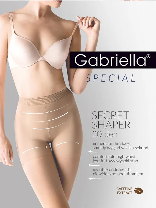 GABRIELLA RAJSTOPY DAMSKIE KORYGUJĄCE SECRET SHAPER 20 DEN CODE 717 - LINIA SPECIAL