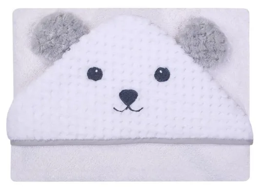 DUETBABY OKRYCIE KĄPIELOWE HAFT SOFT  MIŚ/KOT FROTTE 322