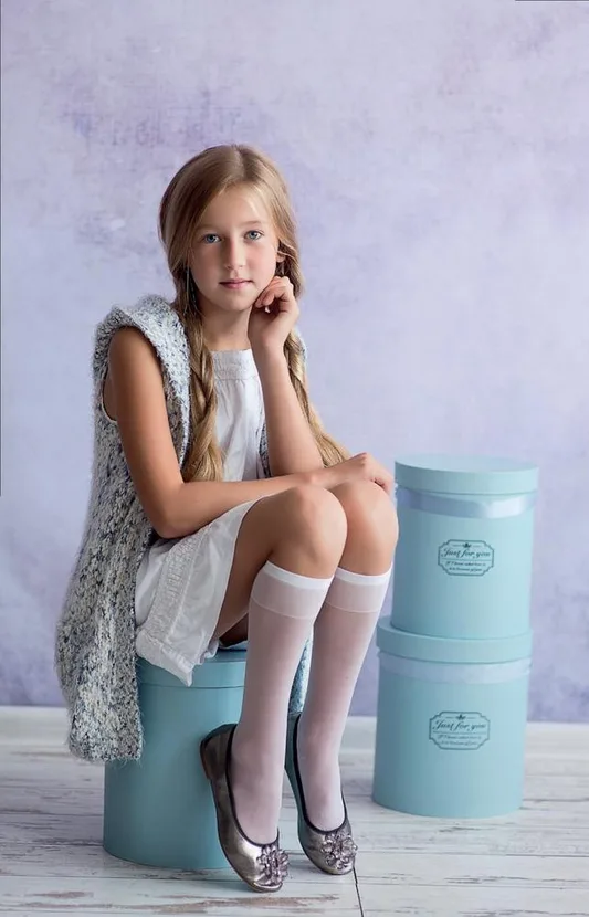 KNITTEX PODKOLANÓWKI DZIEWCZĘCE EWA DR0009 20 DEN