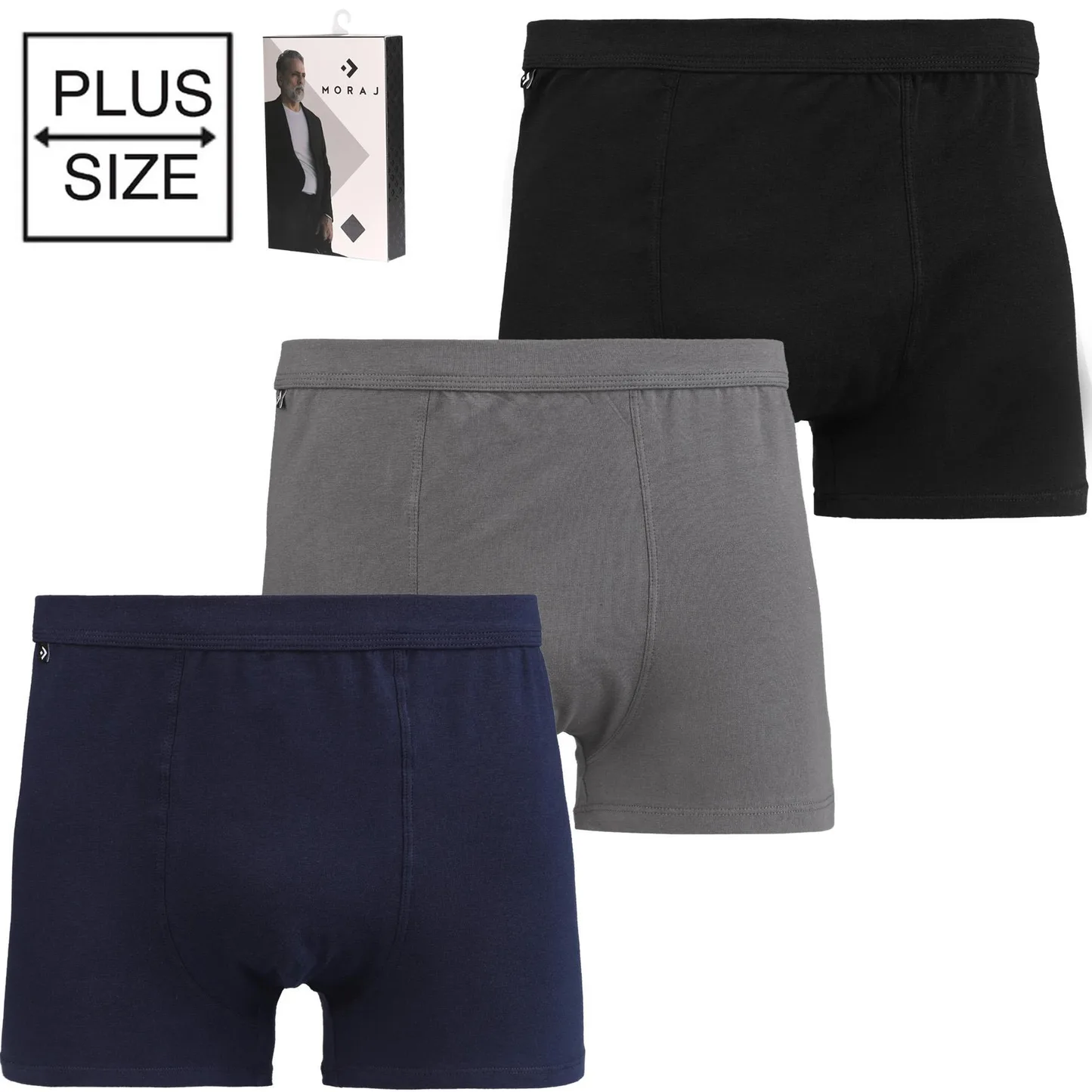 MORAJ BOKSERKI MĘSKIE PLUS SIZE MBX800-020