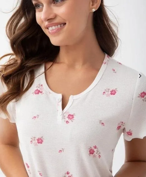 KOSZULA DAMSKA LUNA 186 KR/RĘKAW