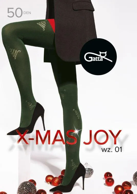 X-MAS JOY - RAJSTOPY WZORZYSTE 50 DE - 000.71Y