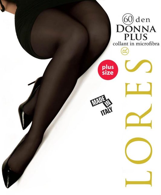 LORES RAJSTOPY DONNA PLUS XXL 60 DEN MICROFIBRA