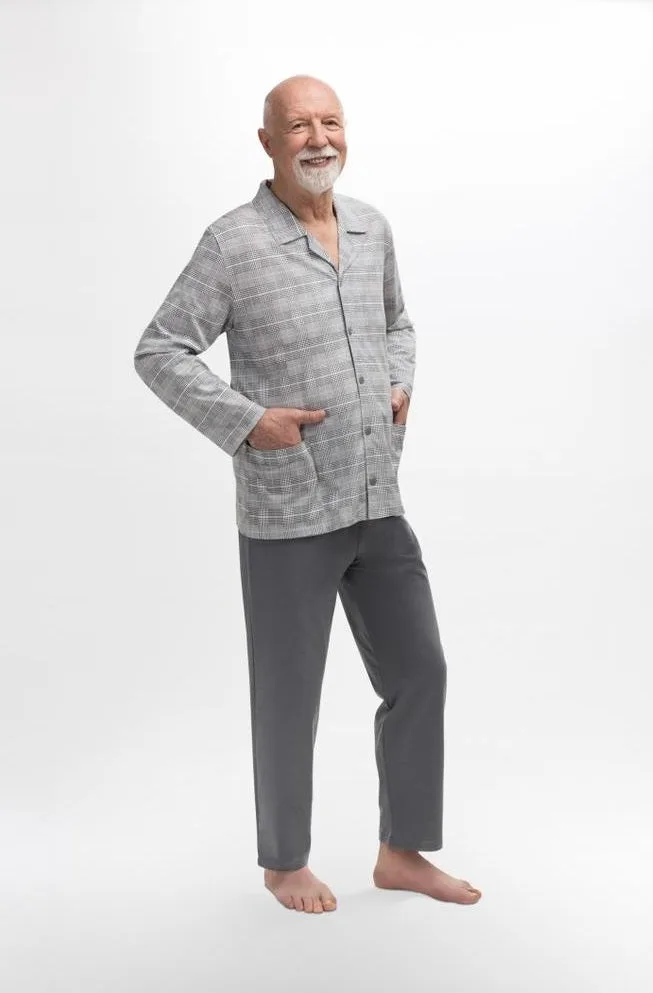 PIŻAMA ROZPINANA ANTONI II 403 BIG 3XL-4XL