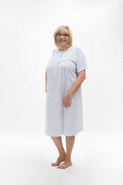 KOSZULA NOCNA DAMSKA BOGNA I 203 M-XXL KR/RĘKAW