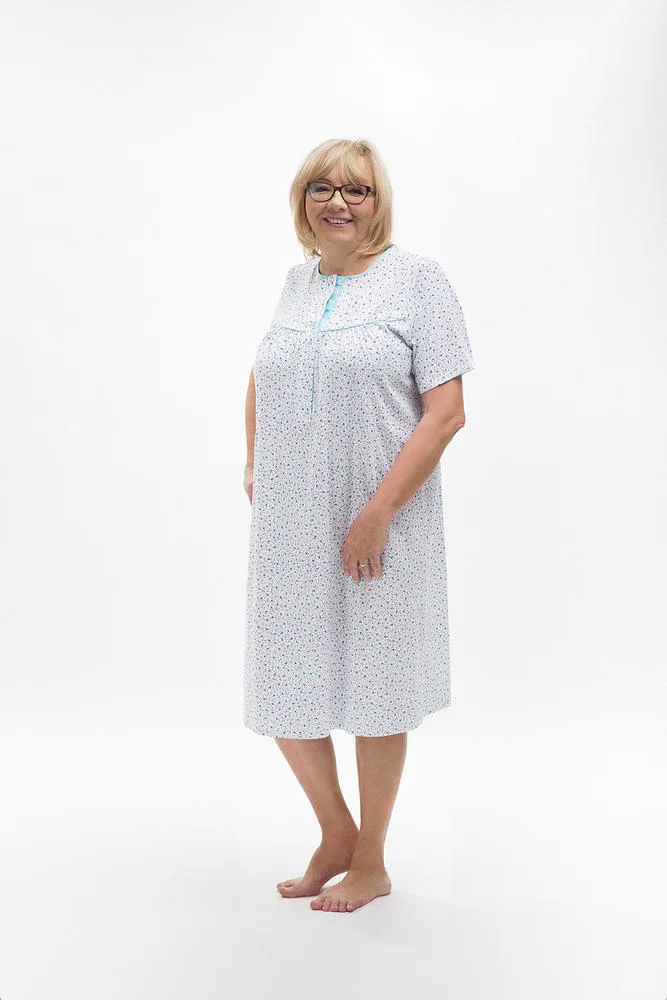 KOSZULA NOCNA DAMSKA BOGNA I 203 M-XXL KR/RĘKAW