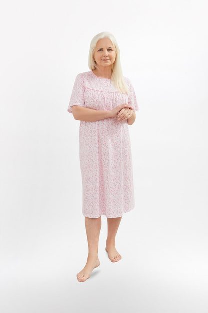 KOSZULA NOCNA DAMSKA BOGNA I 203 BIG 3XL-4XL KR/RĘKAW