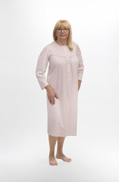 KOSZULA NOCNA DAMSKA BOGNA II 204 3XL-4XL DŁ/RĘKAW