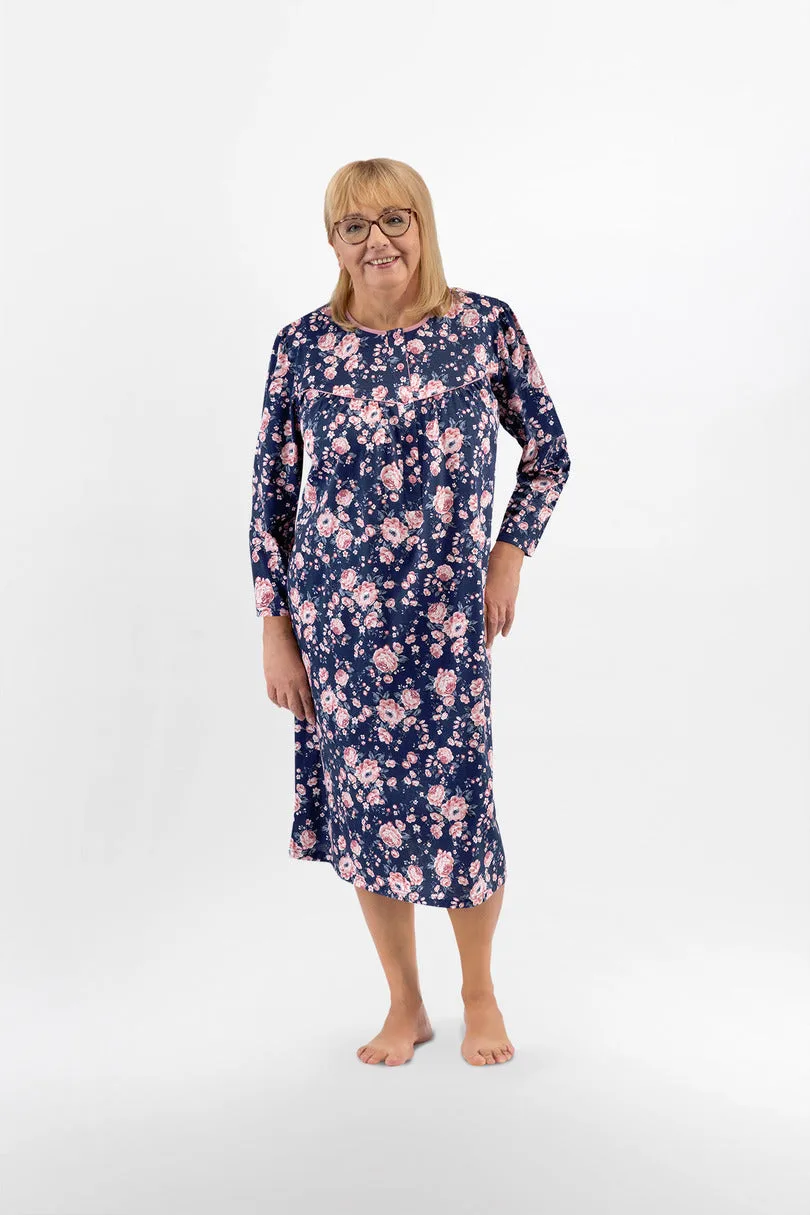 KOSZULA NOCNA DAMSKA BOGNA II 204 3XL-4XL DŁ/RĘKAW