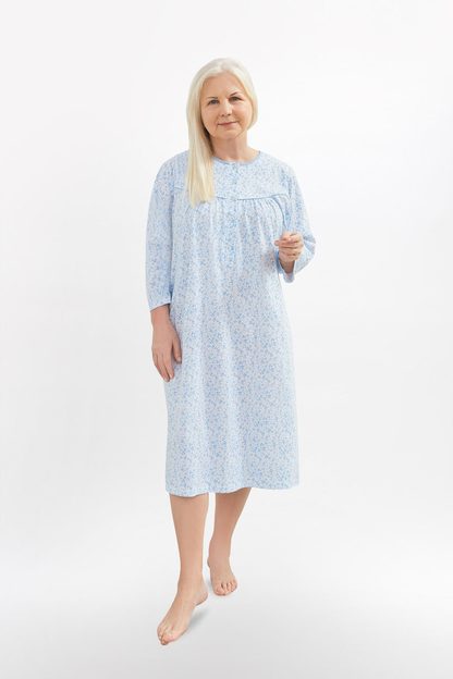 KOSZULA NOCNA DAMSKA BOGNA II 204 3XL-4XL DŁ/RĘKAW