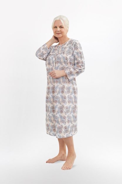 KOSZULA NOCNA DAMSKA BOGNA II 204 3XL-4XL DŁ/RĘKAW
