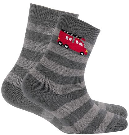 KIDDY - Skarpety wzorzyste bawełniane frotte 2-6 lat