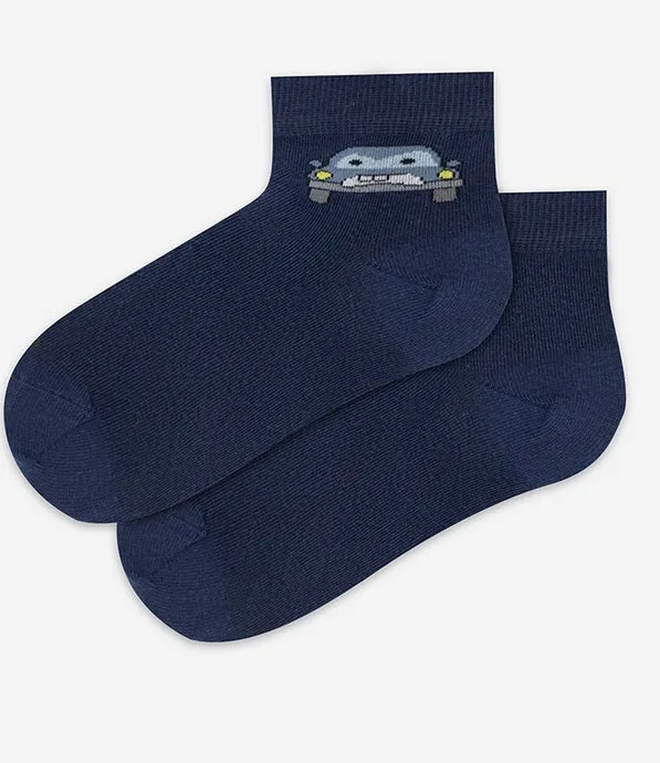 KIDDY - SKARPETKI CIENKIE KOLOR CHŁOPIĘCE 2-6 LAT - G24.N59 - 224.N59