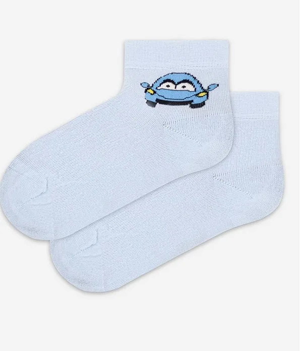 KIDDY - SKARPETKI CIENKIE KOLOR CHŁOPIĘCE 2-6 LAT - G24.N59 - 224.N59