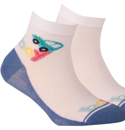 KIDDY - SKARPETKI CIENKIE KOLOR CHŁOPIĘCE 2-6 LAT - G24.N59 - 224.N59