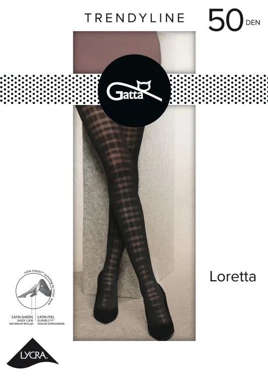 LORETTA 123, 123, 124 - RAJSTOPY DAMSKIE MIKROFIBRA 50 DEN - JZ2019