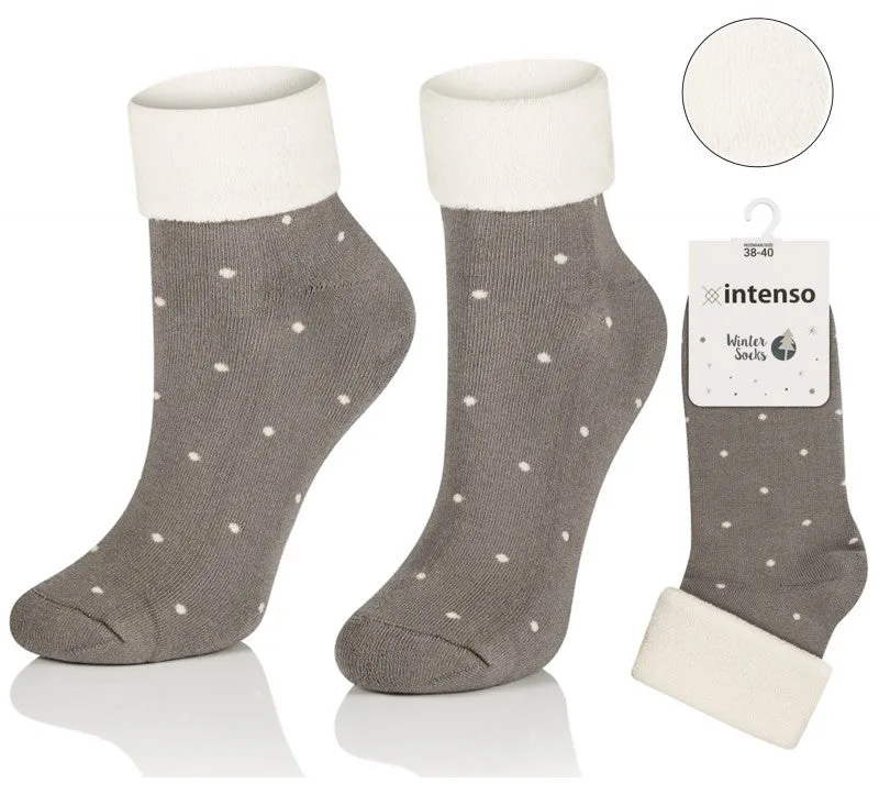 SKARPETKI BEZUCISKOWE DAMSKIE FROTTE WINTER ART. 0457 (Stary Symbol 1320)