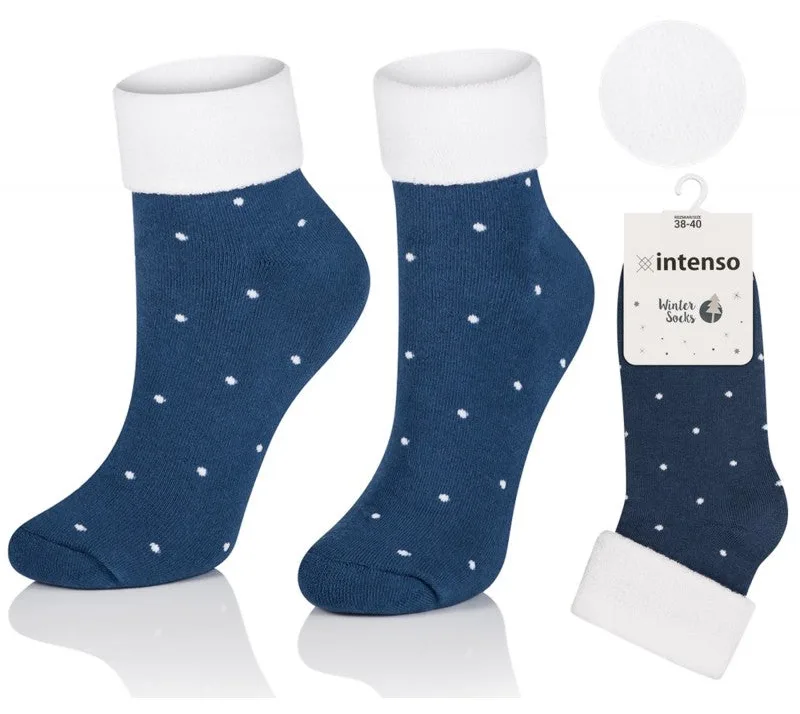 SKARPETKI BEZUCISKOWE DAMSKIE FROTTE WINTER ART. 0457 (Stary Symbol 1320)