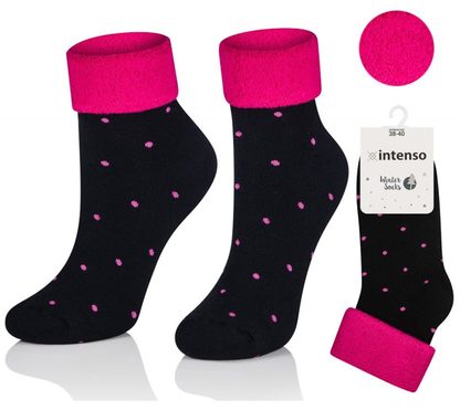 SKARPETKI BEZUCISKOWE DAMSKIE FROTTE WINTER ART. 0457 (Stary Symbol 1320)