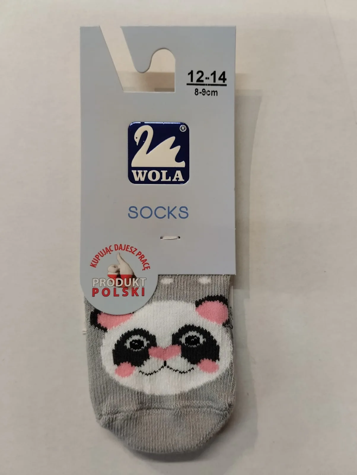 WOLA BABIES - skarpetki bawełniane wzorowane dziewczęce 0-2 lata - U14.01P
