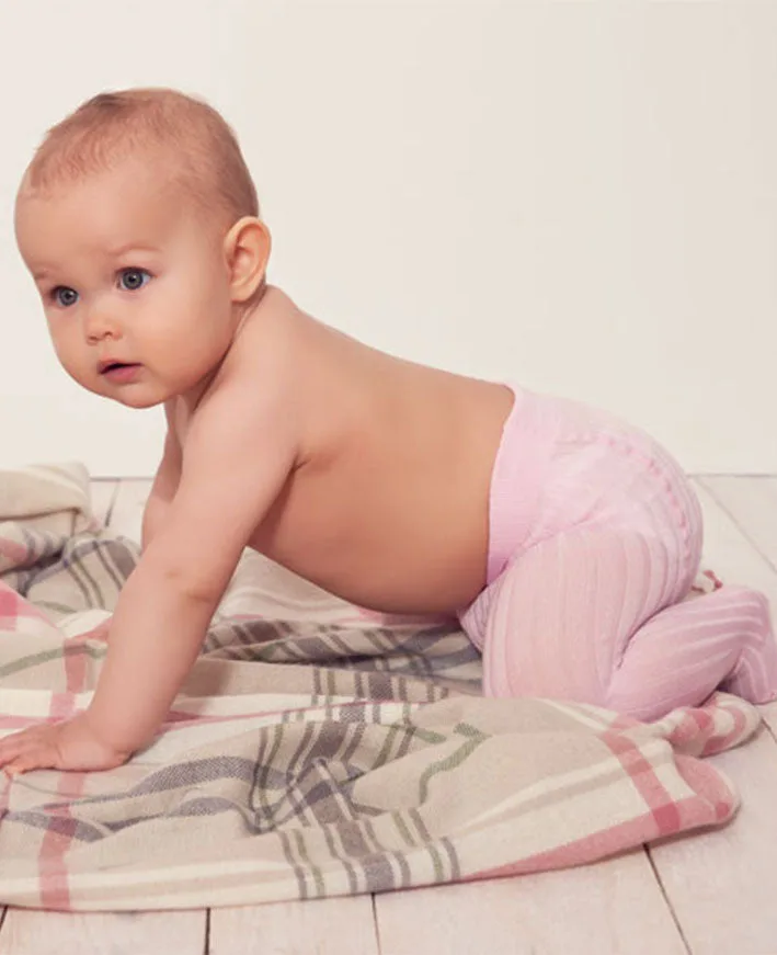 WOLA BABIES - TENCEL rajstopy niemowlęce z dodatkiem jedwabiu 0 - 2 lata
