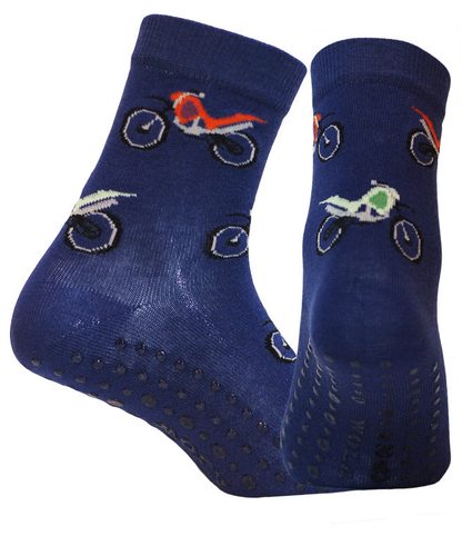CHŁOPIĘCE SKARPETKI WZOROWANE Z ABS W24.P36 2-6 LAT