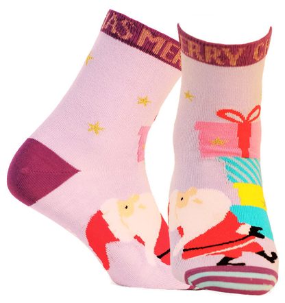 SKARPETKI ŚWIĄTECZNE DAMSKIE W84.155