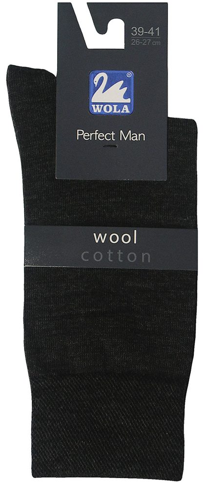 WOOL - Skarpetki gładkie wełna PERFECT MAN