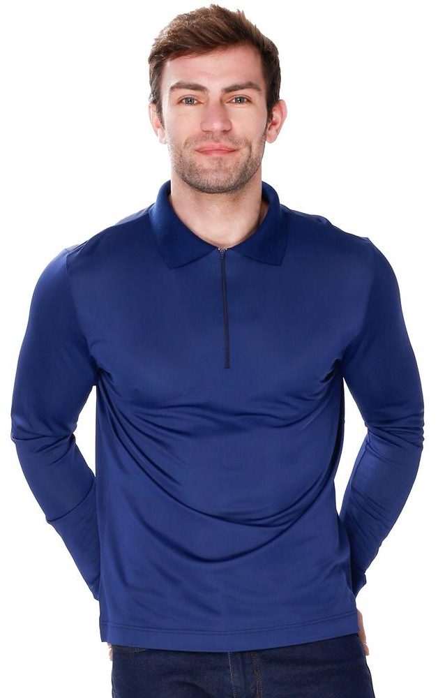 MEWA KOSZULKA MĘSKA POLO ZIP LONG 6423 JAMES BRADLEY