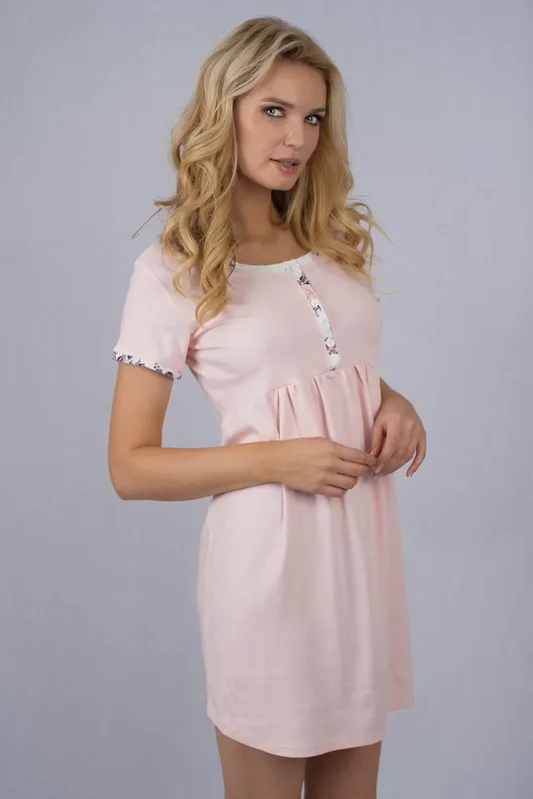 SZATA KOSZULA NOCNA MANUELA POLO KRÓTKI RĘKAW