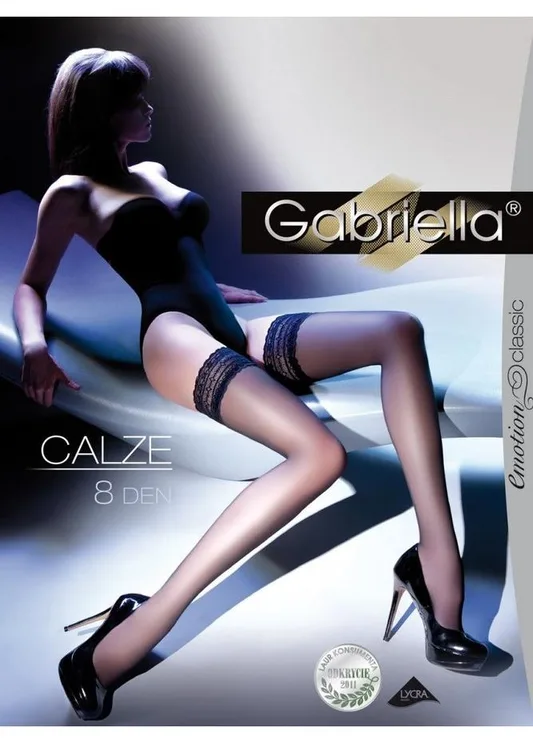 GABRIELLA POŃCZOCHY SAMONOSNE CALZE 8 DEN CODE 199