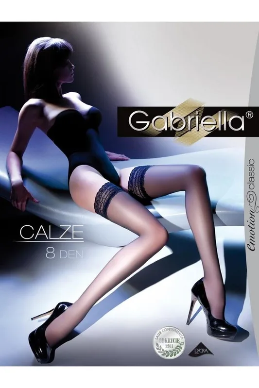 GABRIELLA POŃCZOCHY SAMONOSNE CALZE 8 DEN CODE 199