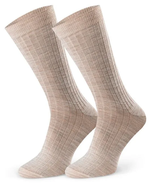 STEVEN SKARPETY BEZUCISKOWE W PRĄŻEK MERINO WOOL 130