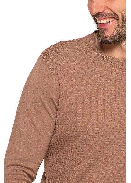 MORAJ MĘSKI SWETER KLASYCZNY Z WISKOZY ELEGANCKI OMS4500-004