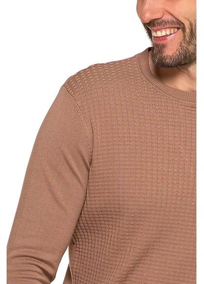 MORAJ MĘSKI SWETER KLASYCZNY Z WISKOZY ELEGANCKI OMS4500-004