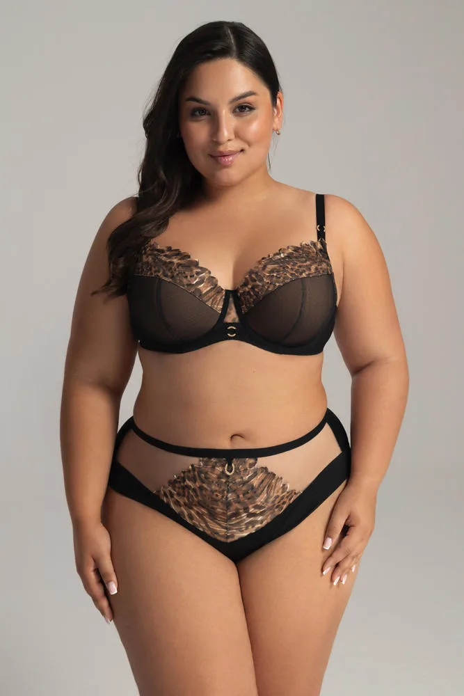 AVA BIUSTONOSZ PÓŁUSZTYWNIANY AV 2143 CLASSY BLACK MAXI