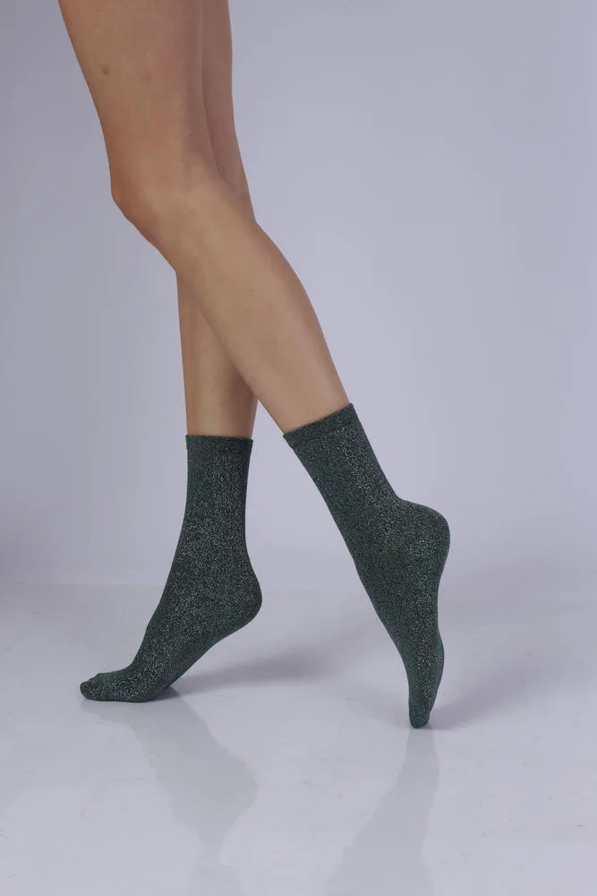 KNITTEX SKARPETKI Z BŁYSZCZĄCĄ NITKĄ GLAMOUR 08 22511