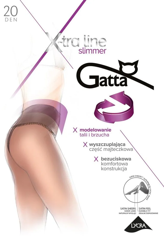 GATTA BODY SLIMMER - RAJSTOPY DAMSKIE WYSZCZUPLAJĄCE BRZUCH KOD 0GB.503