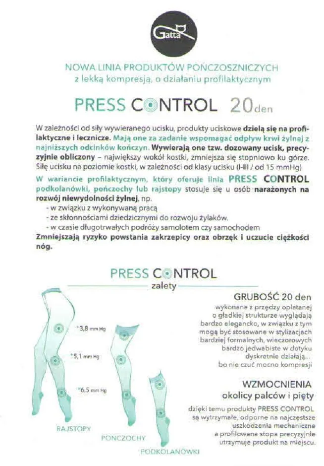 CONTROL PRESS - RAJSTOPY DAMSKIE 000.47T