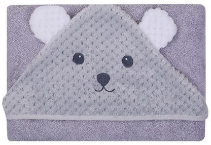 DUETBABY OKRYCIE KĄPIELOWE HAFT SOFT  MIŚ/KOT FROTTE 322