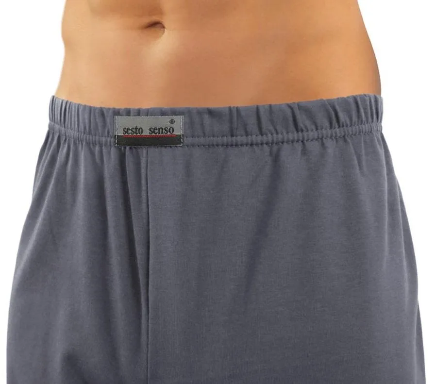 SESTO-SENSO PIŻAMA MĘSKA PASKI KR. RĘKAW KR. SPODENKI art. 2243/09 MAXI P1207