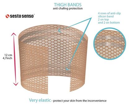 SESTO-SENSO OPASKI UDOWE THIGH BANDS - OPASKA NA UDA ODDYCHAJĄCA WZ02