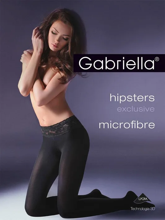 GABRIELLA RAJSTOPY DAMSKIE HIPSTERS EXCLUSIVE MICROFIBRE 3D 100 DEN CODE 631