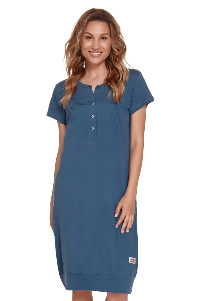 DOCTOR-NAP KOSZULA NOCNA DAMSKA TCB.4348 DEEP BLUE WL26