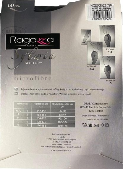 TRE STELLE RAJSTOPY DAMSKIE MICROFIBRE 40 DEN JULIA - KOLEKCJA RAGAZZA