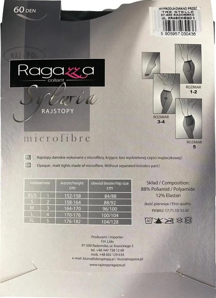 TRE STELLE RAJSTOPY DAMSKIE MICROFIBRE 40 DEN JULIA - KOLEKCJA RAGAZZA