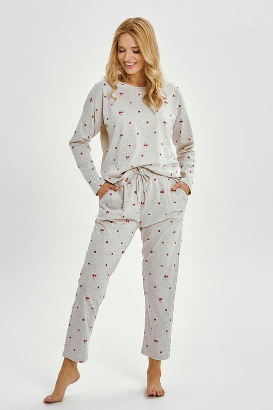 TARO 3430 PIŻAMA DAMSKA DŁUGA ADELE S-XL KOLEKCJA AW 25/26