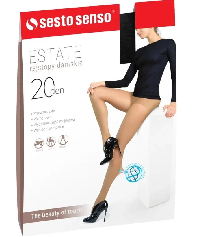 SESTO-SENSO RAJSTOPY DAMSKEI ESTATE 20 DEM