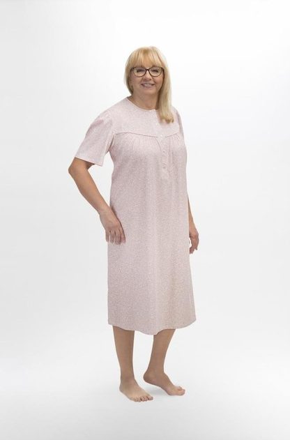 KOSZULA NOCNA DAMSKA BOGNA I 203 BIG 3XL-4XL KR/RĘKAW