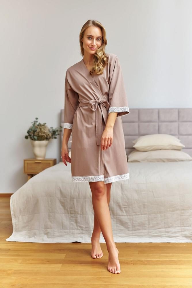 DOCTOR-NAP SZLAFROK DAMSKI SWW.7461 BEIGE WL26